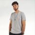 CAMISETA GOLA V CAMALEÃO - MESCLA