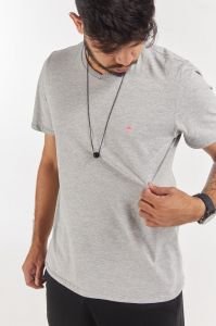 CAMISETA GOLA V CAMALEÃO - MESCLA
