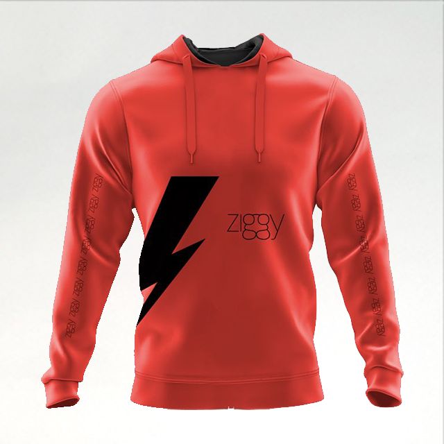 MOLETOM ESTAMPADO VERMELHO